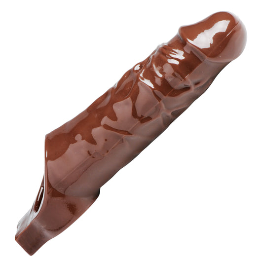Really Ample Penis Enhancer Sheath- Brown - UABDSM