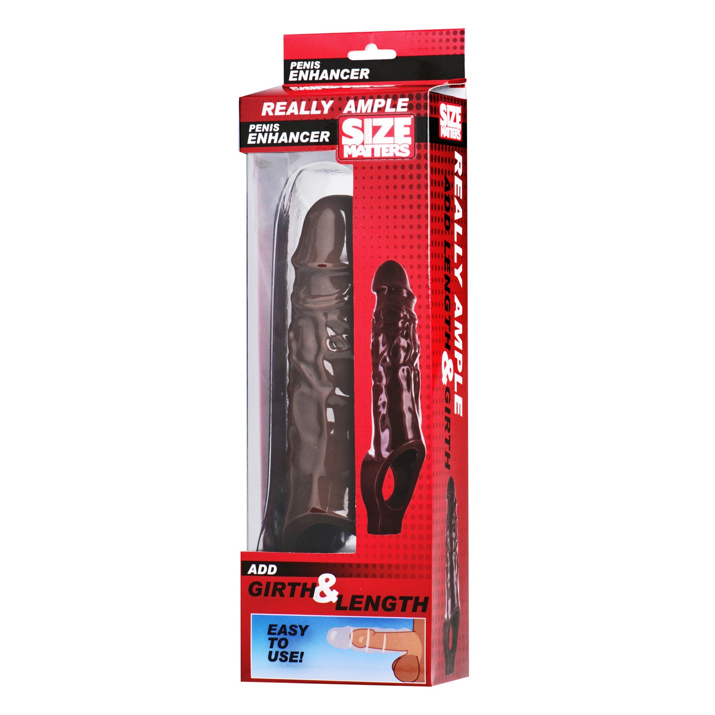 Really Ample Penis Enhancer Sheath- Brown - UABDSM