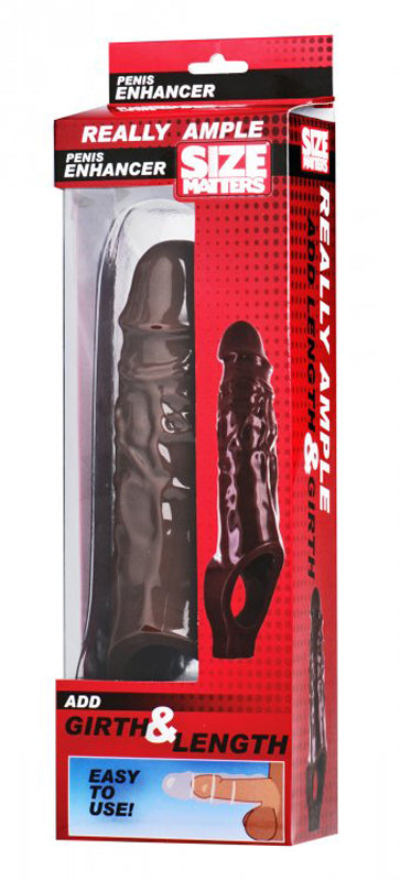 Really Ample Penis Enhancer Sheath - Brown - UABDSM