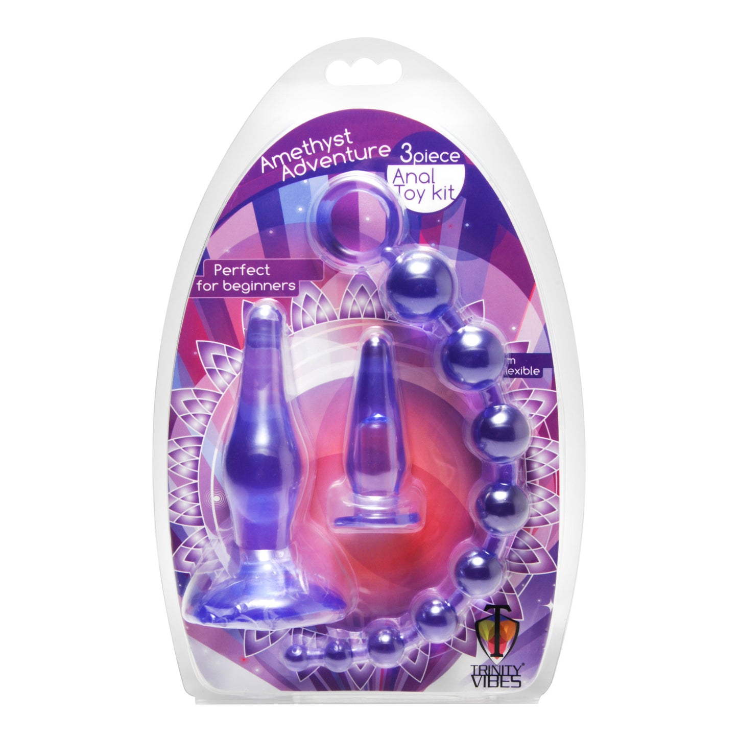 Amethyst Adventure 3 Piece Anal Toy Kit - UABDSM