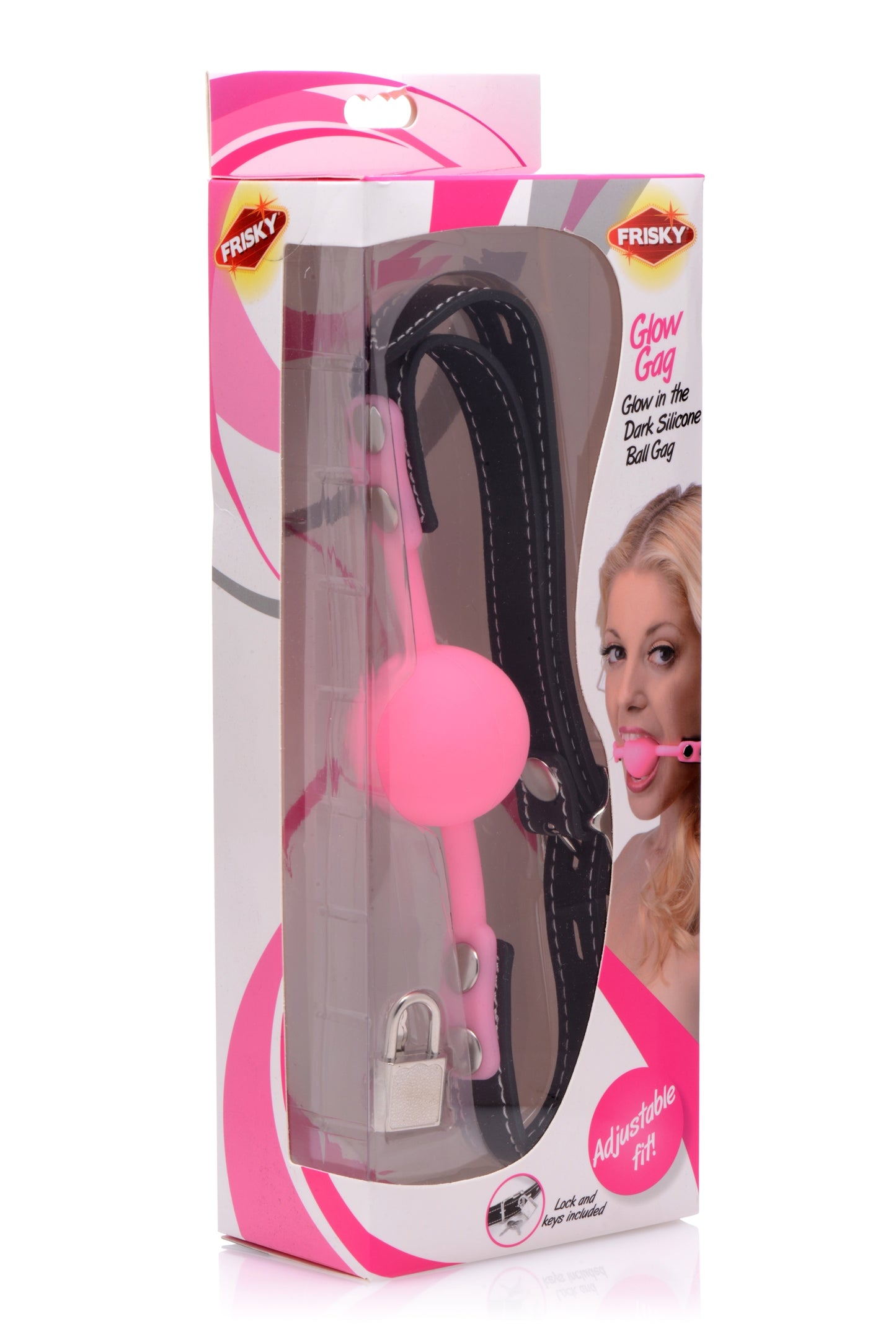 Glow Gag Glow in the Dark Silicone Ball Gag - UABDSM