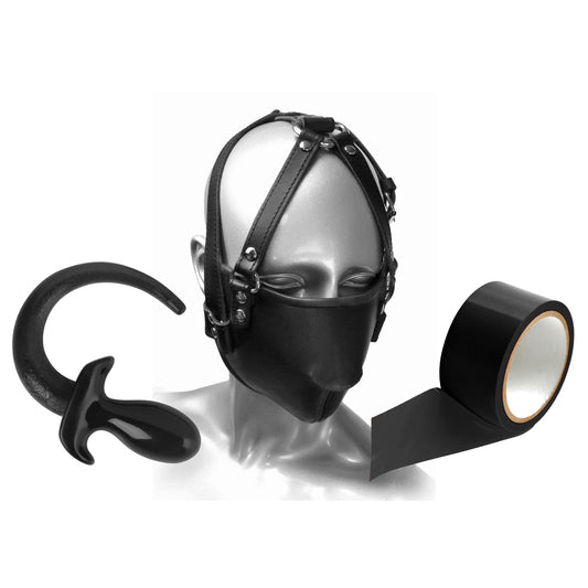 On All Fours Puppy Play Fantasy Bondage Kit - UABDSM