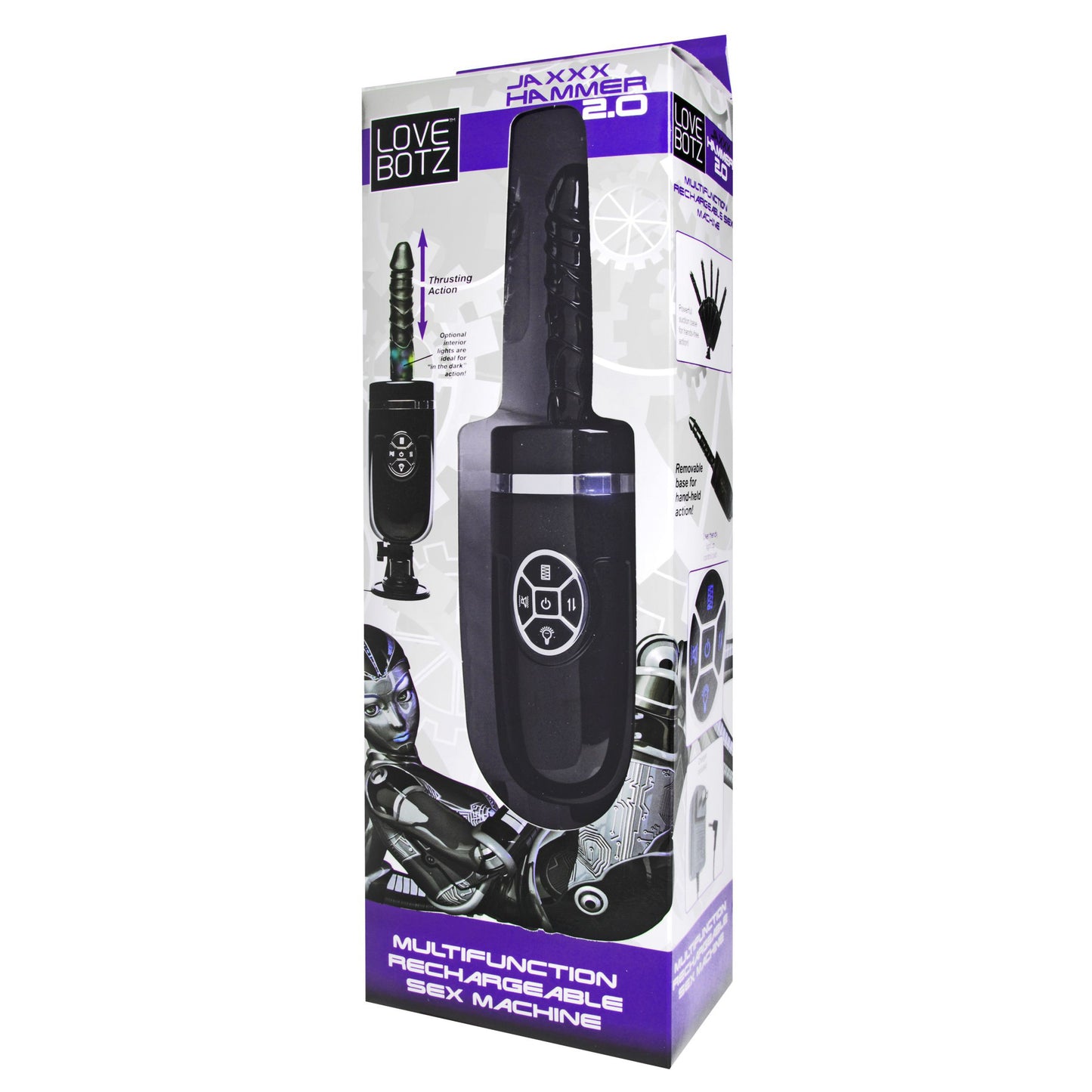 Jaxxx Hammer 2.0 Multifunction Rechargeable Sex Machine - UABDSM