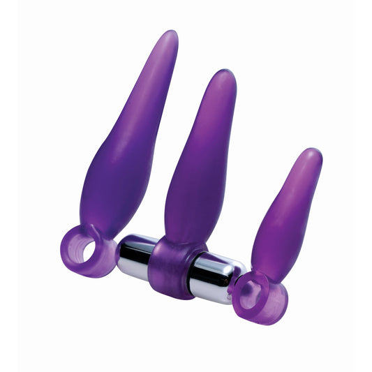 Fanny Fiddlers 3 Piece Finger Rimmer Set with Vibrating Bullet - UABDSM