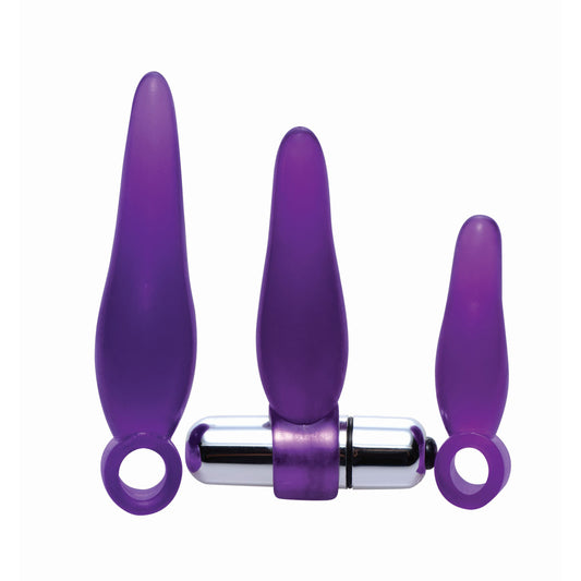 Fanny Fiddlers 3 Piece Finger Rimmer Set with Vibrating Bullet Fanny Fiddlers 3 Piece Finger Rimmer Set with Vibrating Bullet - UABDSM