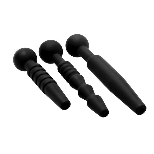 Dark Rods 3 Piece Silicone Penis Plug Set - UABDSM