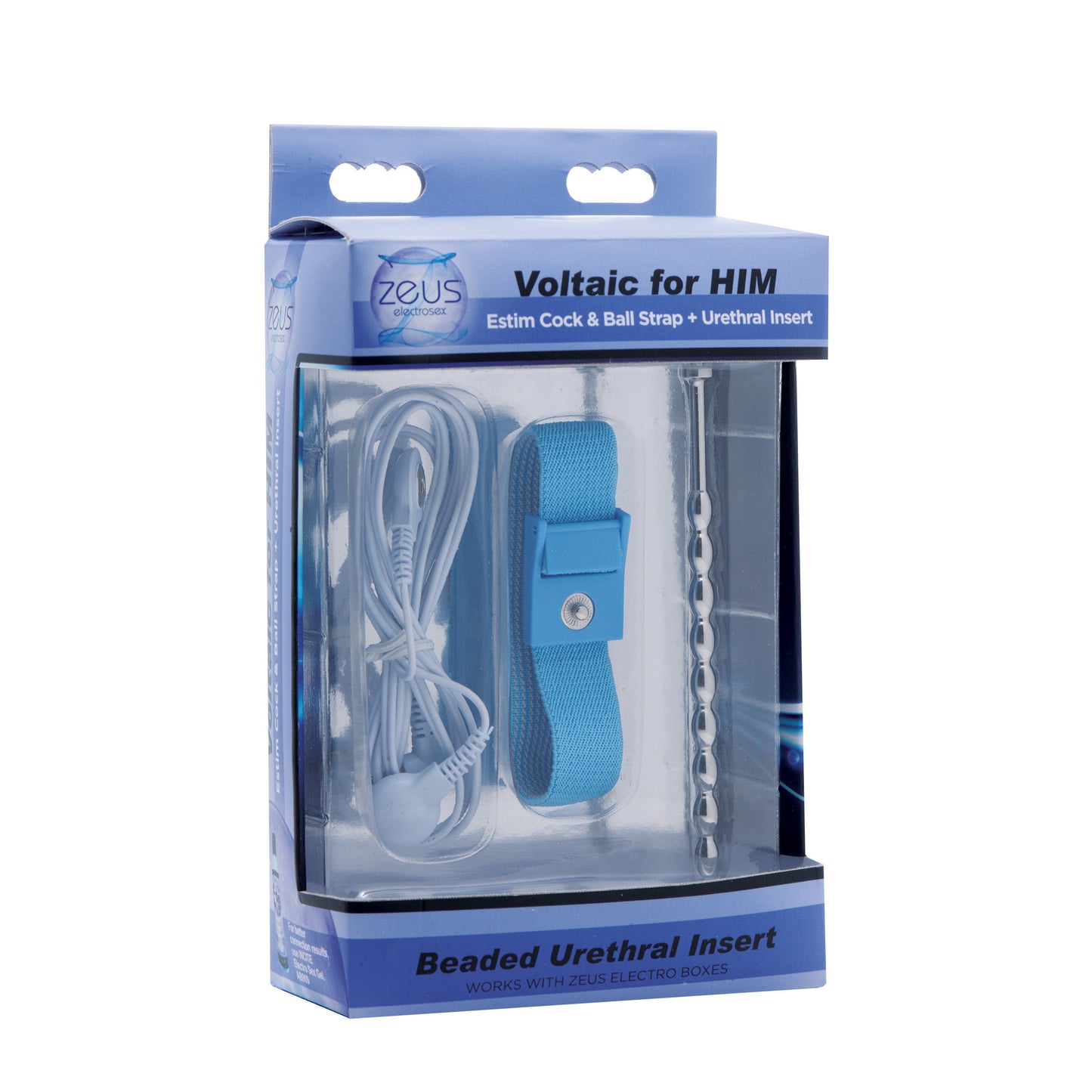 Estim Cock and Ball Strap and Urethral Insert - UABDSM