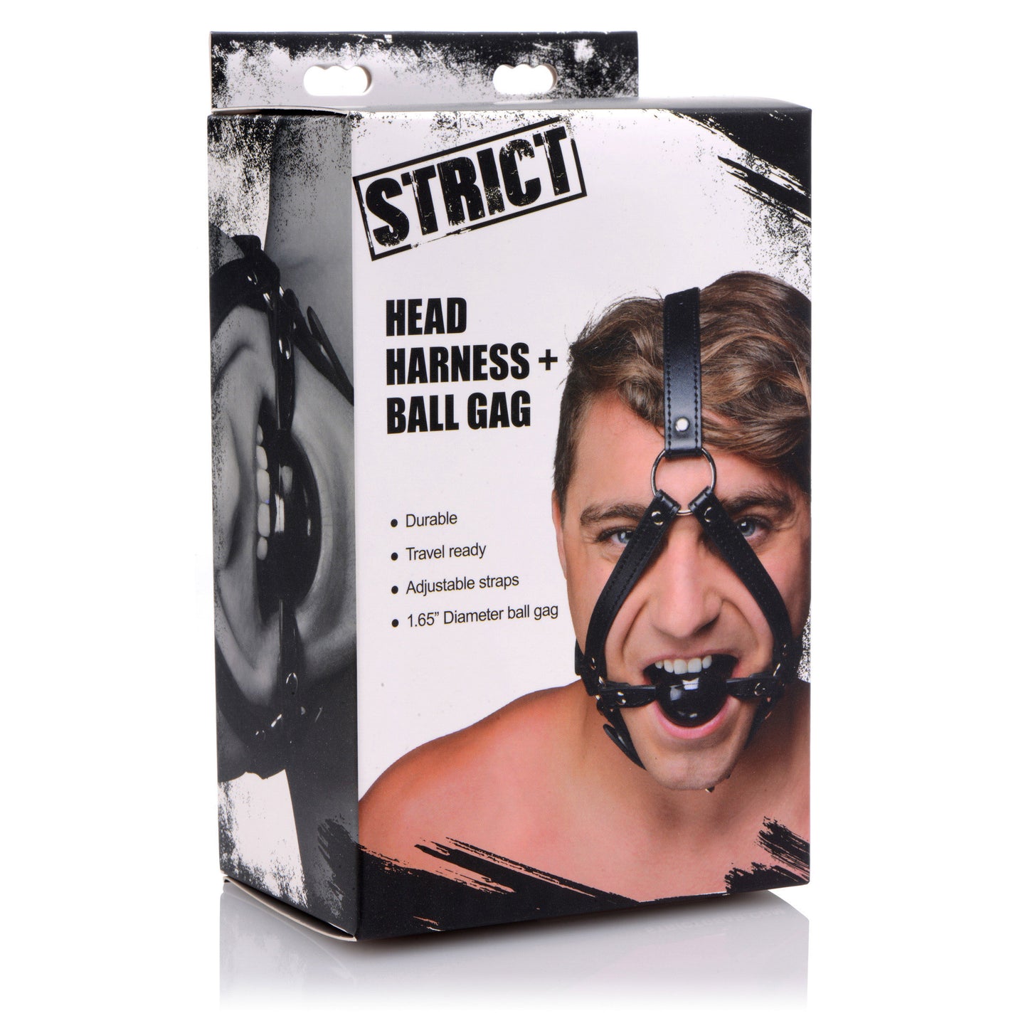 Head Harness with inch Ball Gag - UABDSM