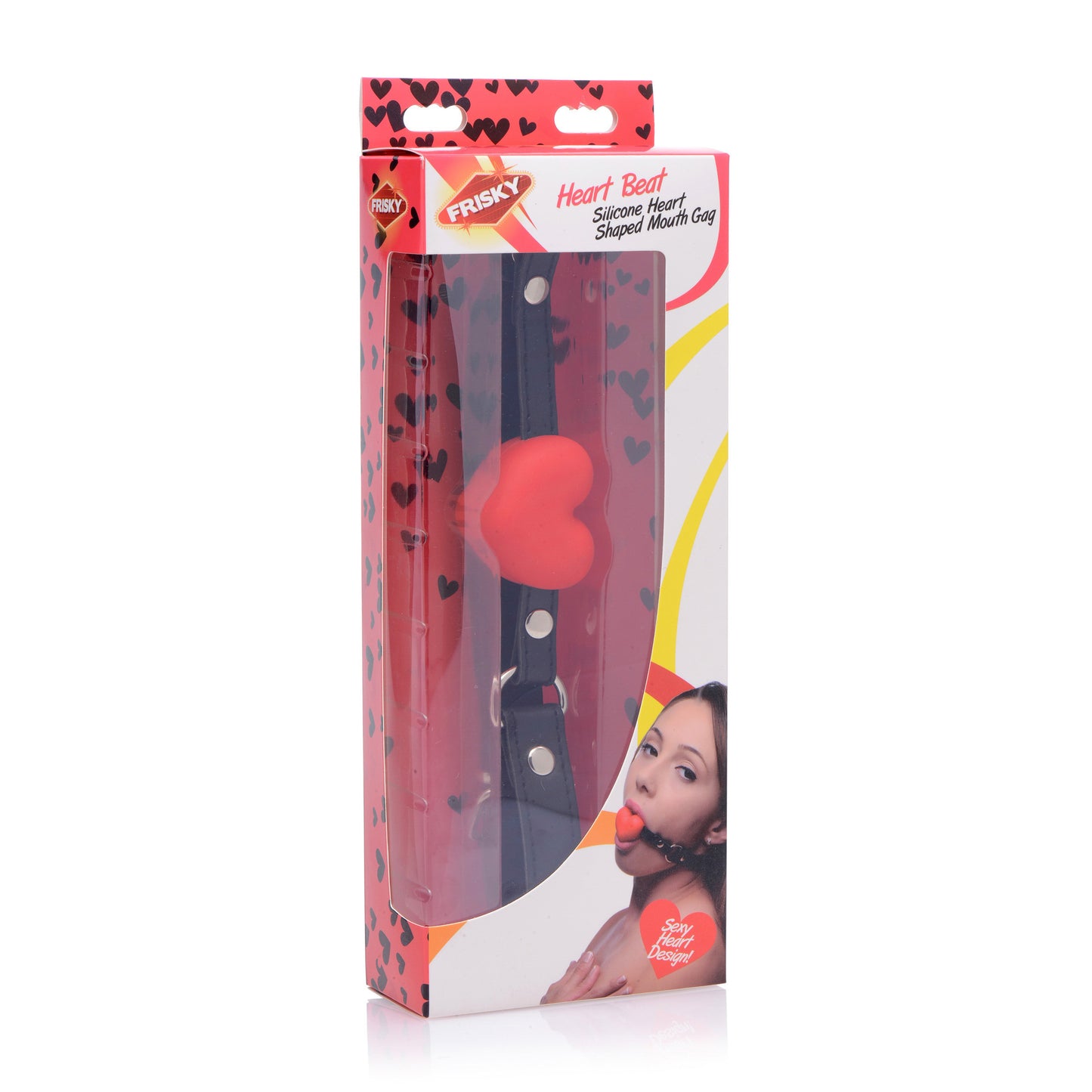 Heart Beat Silicone Heart Shaped Mouth Gag - UABDSM