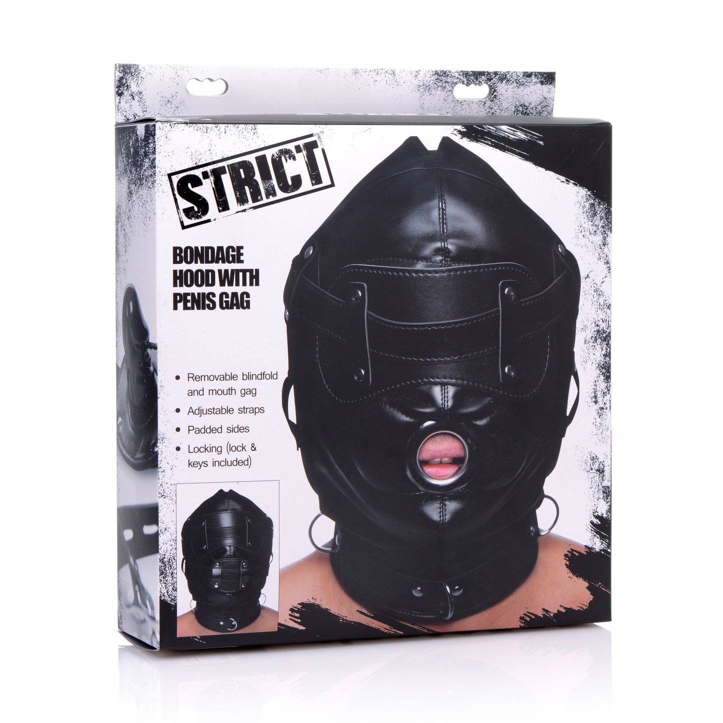 Bondage Hood with Penis Gag - UABDSM