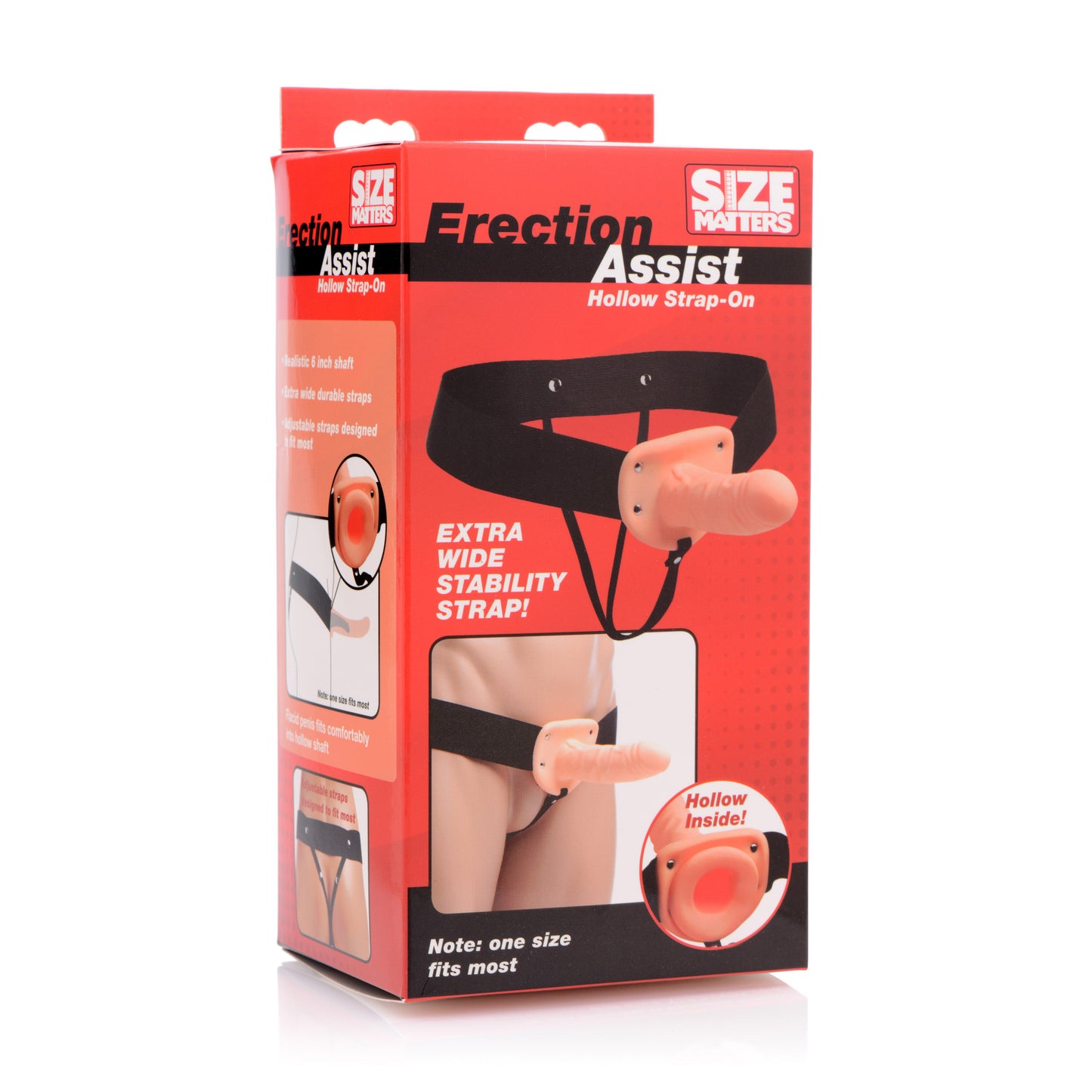 Erection Assist Hollow Strap-on Flesh - UABDSM