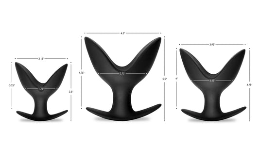 Ass Anchors 3 Piece Silicone Anal Anchor Set - UABDSM