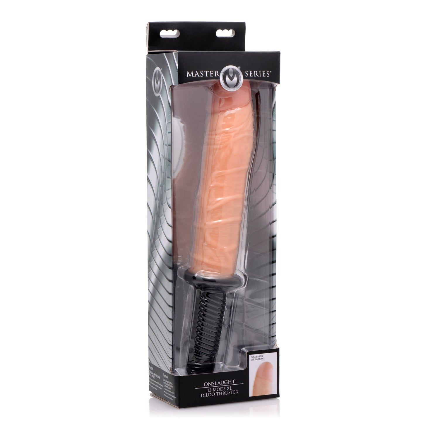 Onslaught 13 Mode XL Vibrating Dildo Thruster - UABDSM