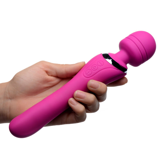 Whirling Wand 2 in 1 Silicone Dual Massage Wand - UABDSM