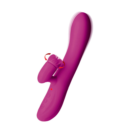 Pleasure Petal Silicone Rabbit Vibrator with Rotating Petals Pleasure Petal Silicone Rabbit Vibrator with Rotating Petals - UABDSM
