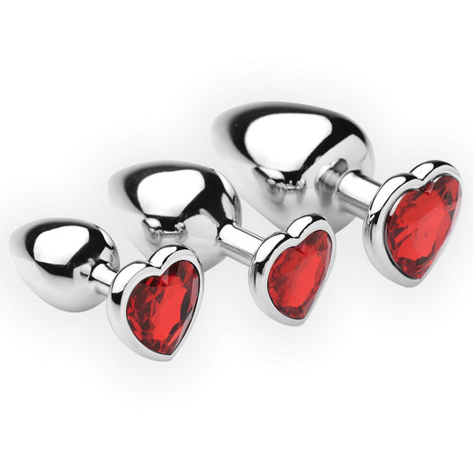 Chrome Hearts 3 Piece Anal Plugs with Gem Accents Chrome Hearts 3 Piece Anal Plugs with Gem Accents - UABDSM