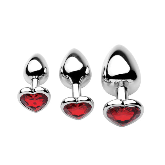 Chrome Hearts 3 Piece Anal Plugs with Gem Accents - UABDSM