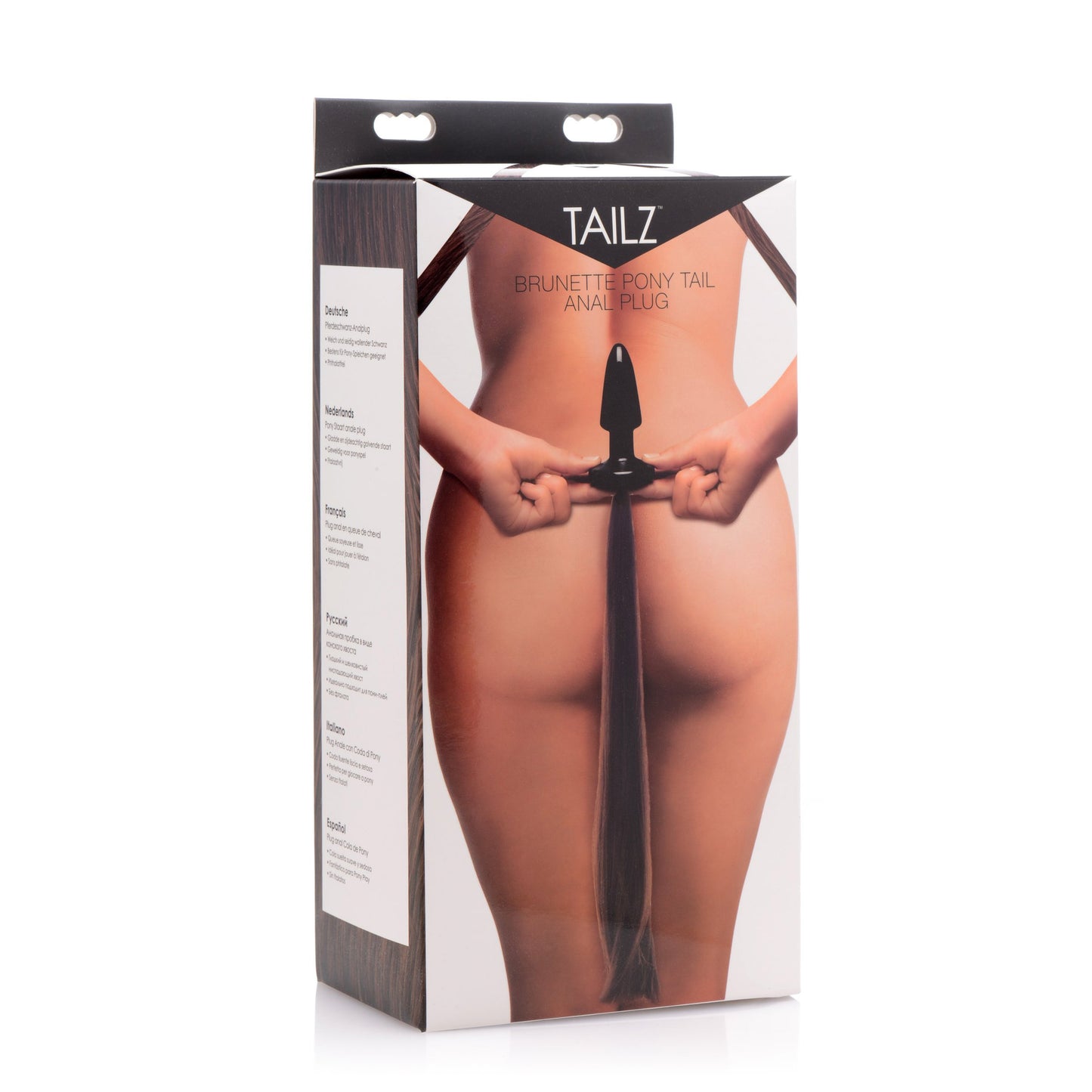Brunette Pony Tail Anal Plug - UABDSM