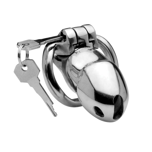 Rikers 24-7 Stainless Steel Locking Chastity Cage Rikers 24-7 Stainless Steel Locking Chastity Cage - UABDSM