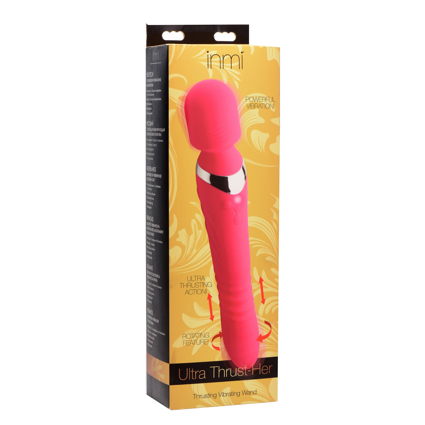 Ultra Thrusting and Vibrating Silicone Wand - UABDSM