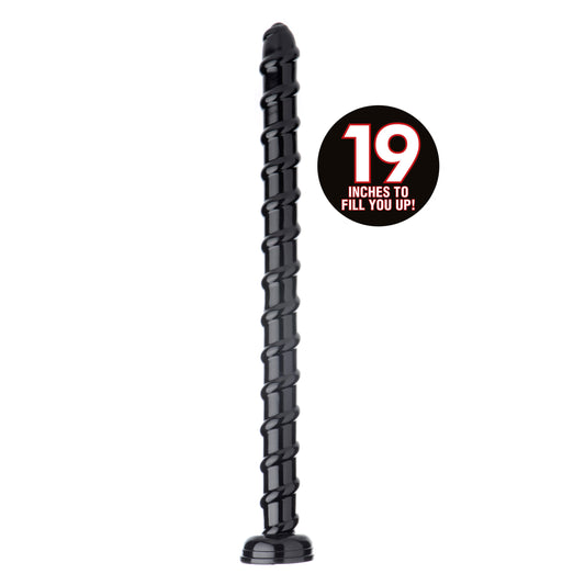 Hosed 19 Inch Swirl Anal Snake Hosed 19 Inch Swirl Anal Snake - UABDSM