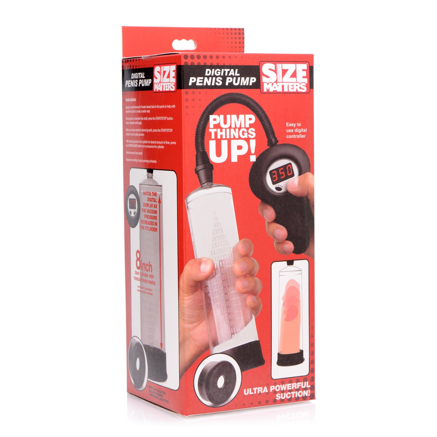 Automatic Digital Penis Pump with Easy Grip - UABDSM