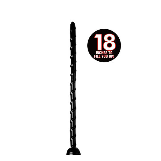 Hosed 18 Inch Swirl Thin Anal Snake Hosed 18 Inch Swirl Thin Anal Snake - UABDSM