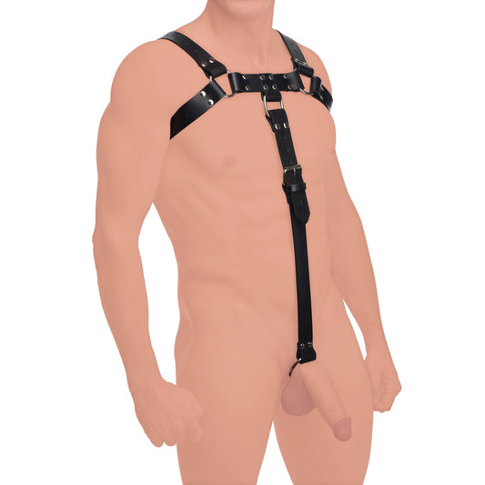 English Bull Dog Harness with Cock Strap English Bull Dog Harness with Cock Strap - UABDSM