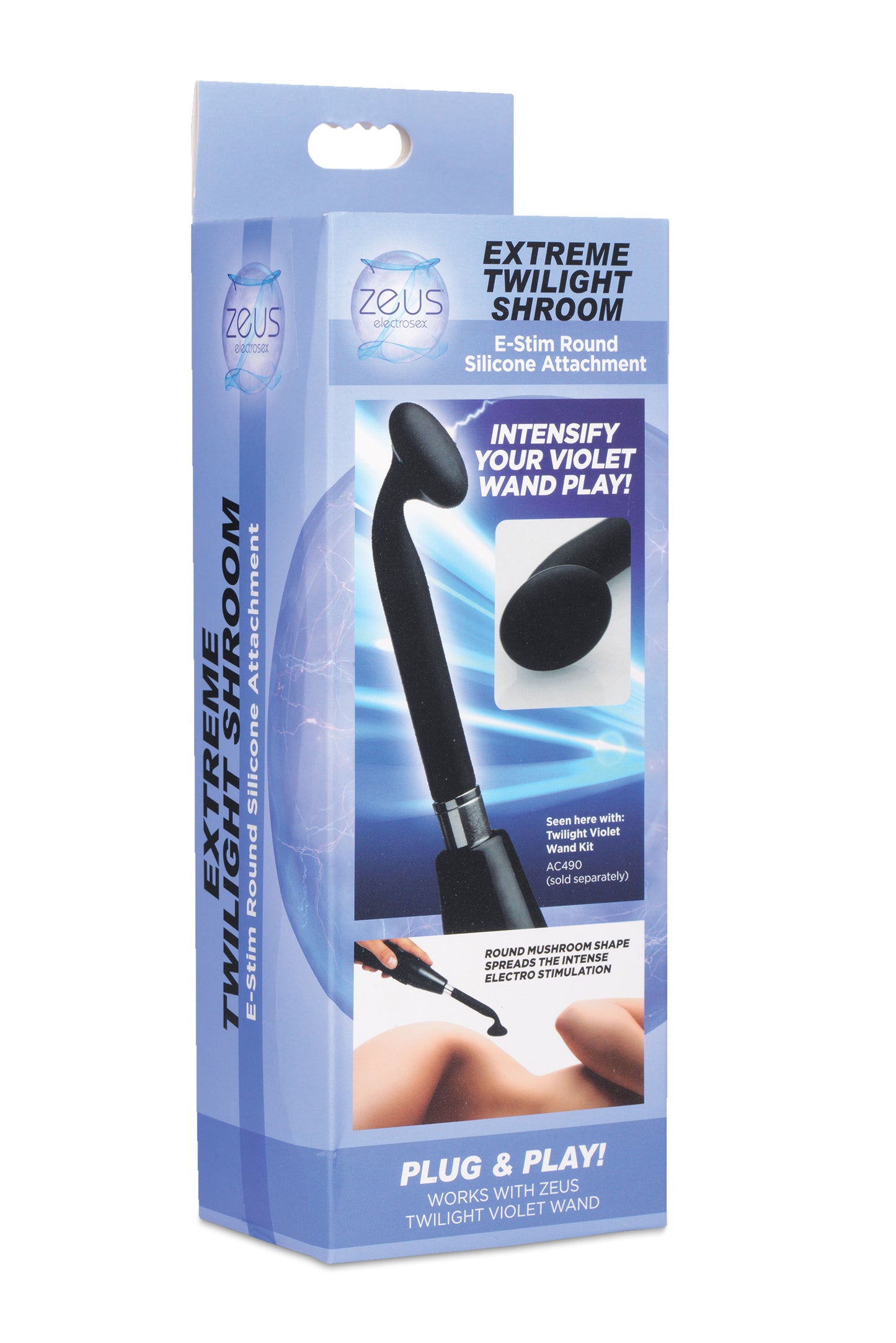 Extreme Twilight Round Silicone eStim Attachment - UABDSM