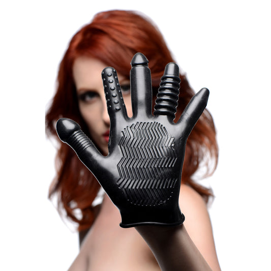 Pleasure Poker Textured Glove - UABDSM