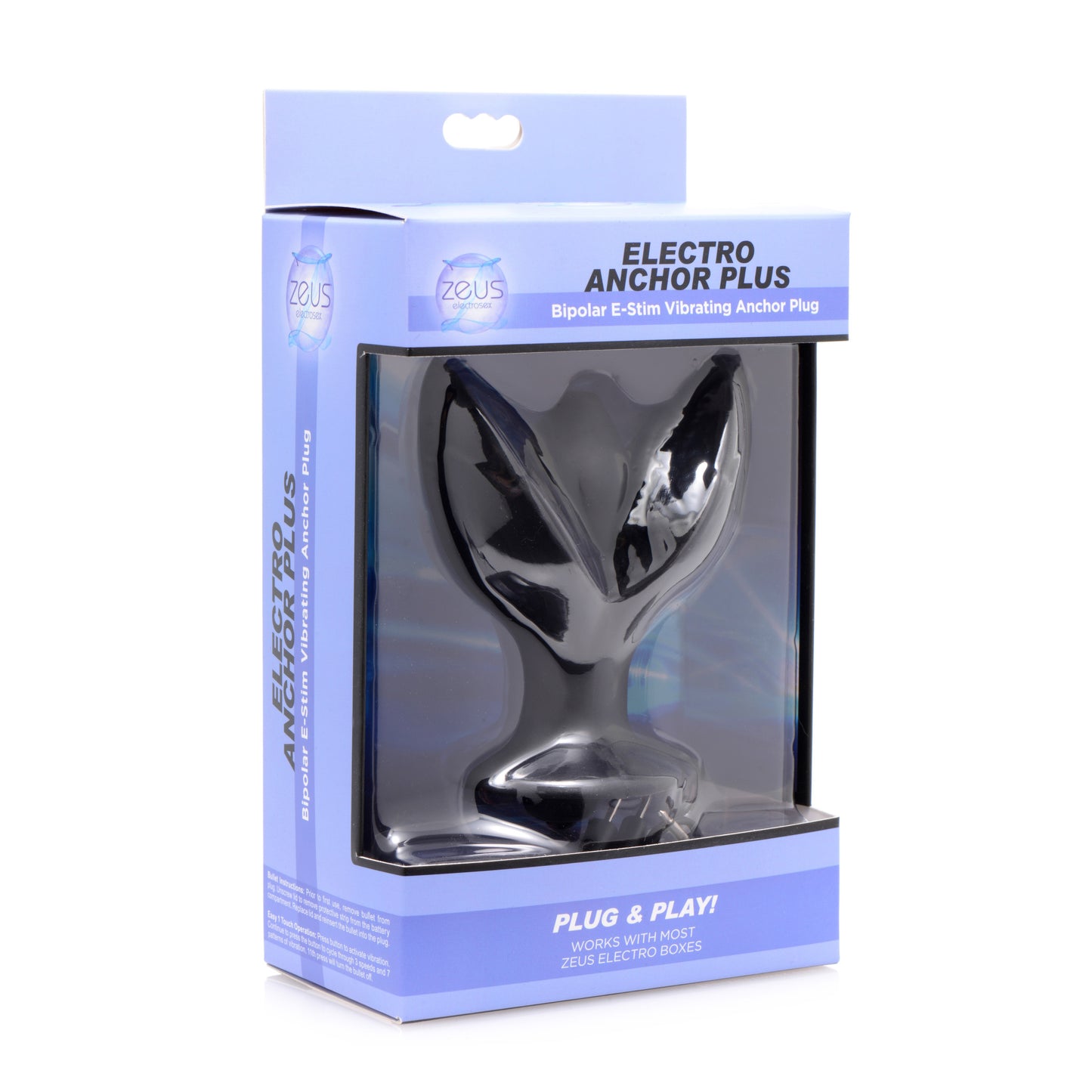 Electro Anchor eStim Vibrating Anal Plug - UABDSM