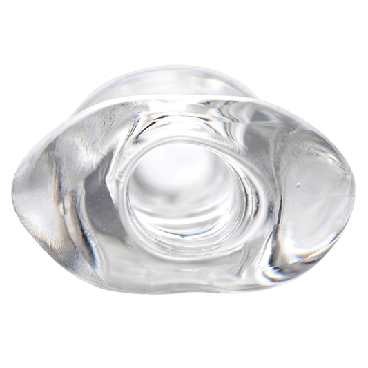 Tight Hole Clear Ribbed Penis Sheath - UABDSM