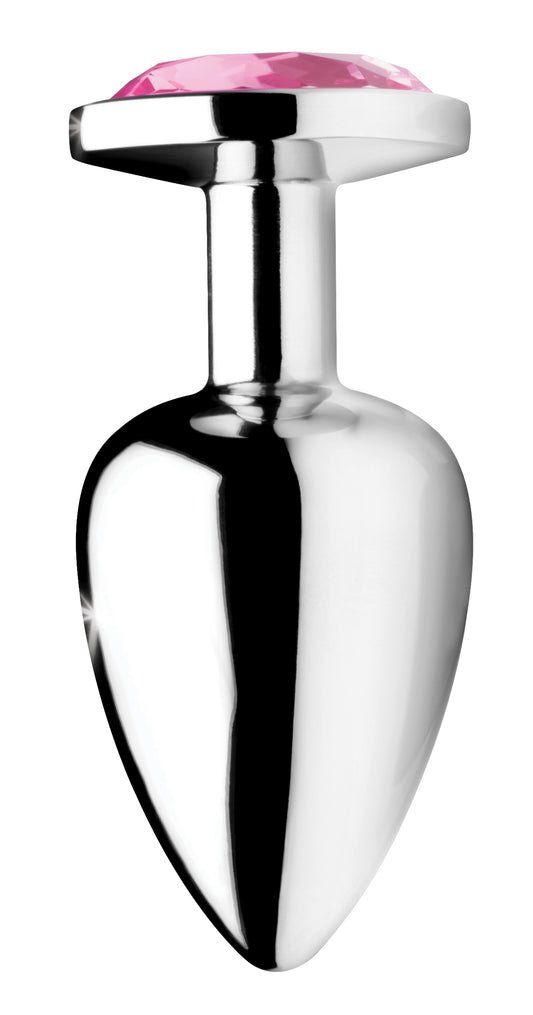 Pink Gem Anal Plug- Large - UABDSM