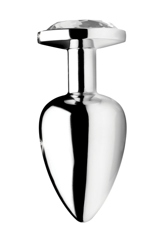 Clear Gem Anal Plug- Large - UABDSM