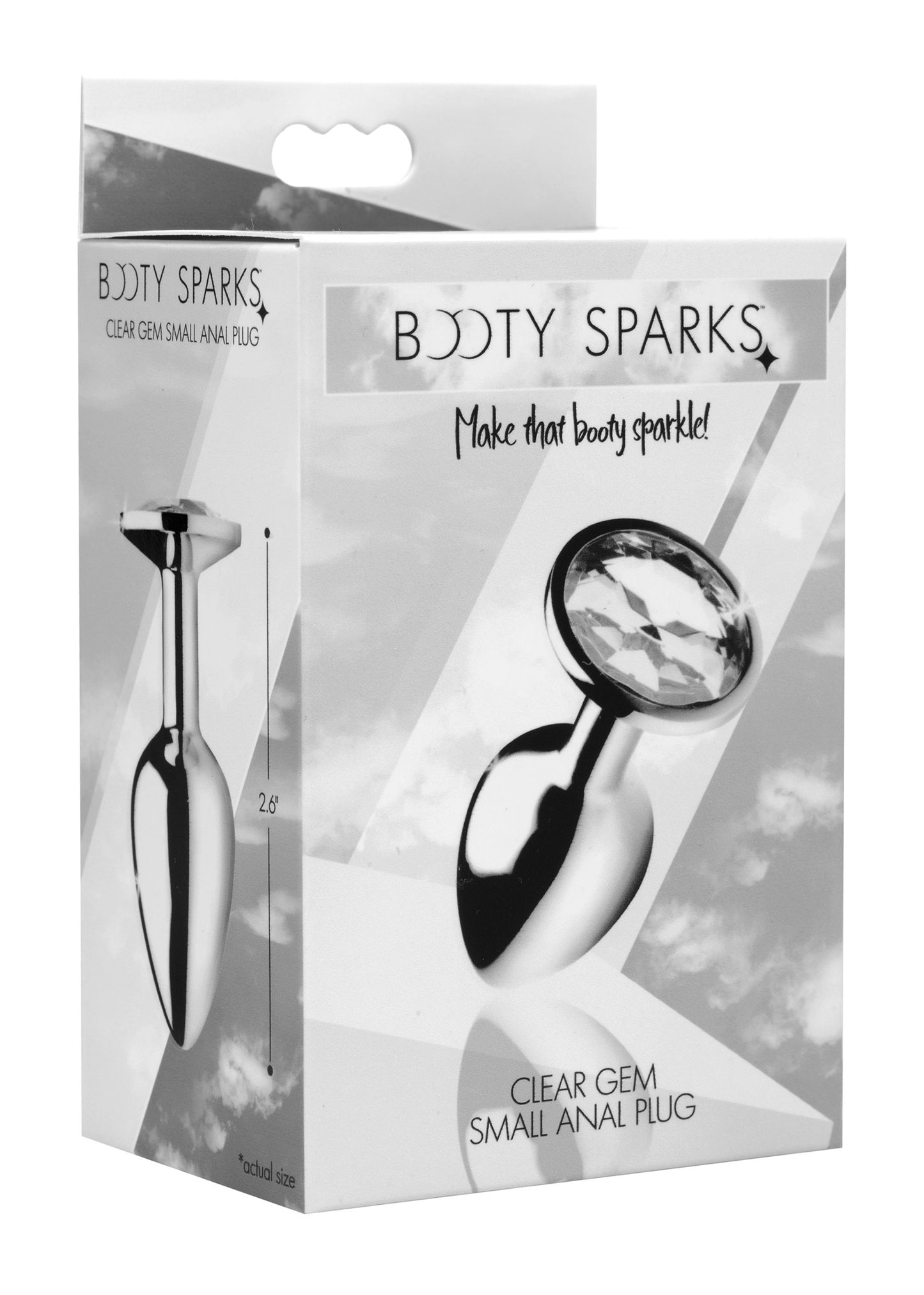 Clear Gem Anal Plug- Small - UABDSM