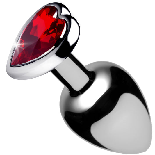 Red Heart Gem Anal Plug- Large Red Heart Gem Anal Plug- Large - UABDSM