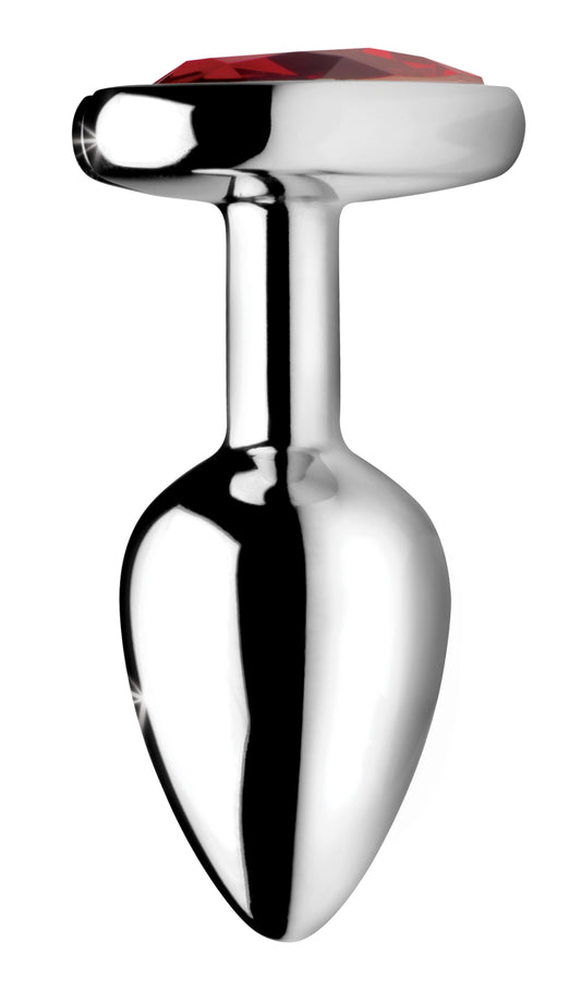 Red Heart Gem Anal Plug- Small - UABDSM