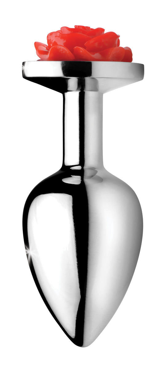 Red Rose Anal Plug- Medium - UABDSM