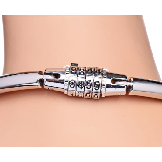 Stainless Steel Combination Lock Slave Collar - UABDSM