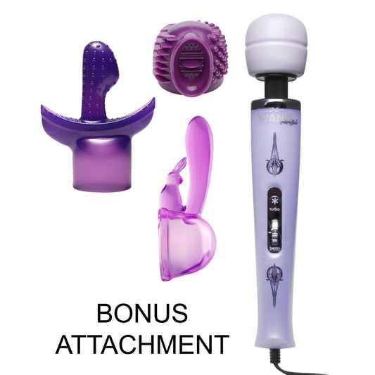 Turbo Purple Pleasure Wand Kit with Free Attachment Turbo Purple Pleasure Wand Kit with Free Attachment - UABDSM