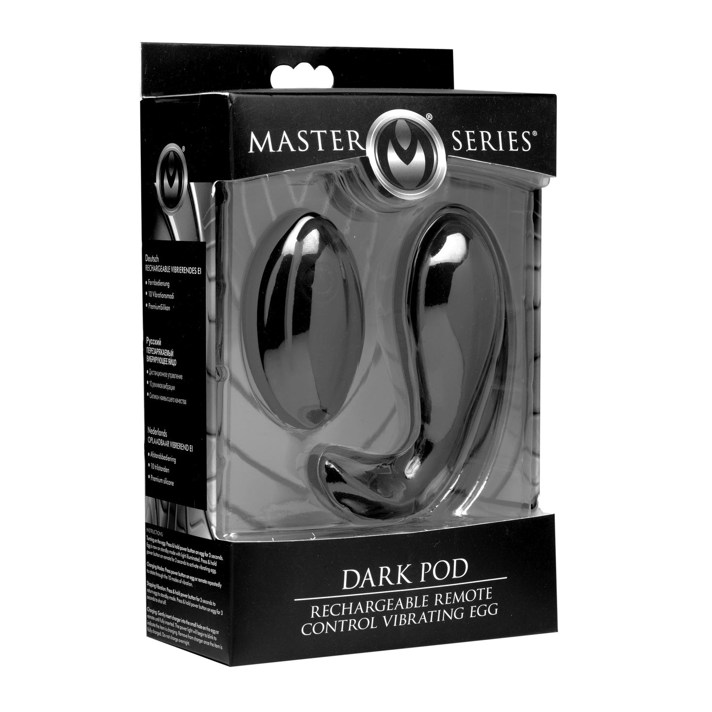 Dark Pod Rechargeable Remote Control Vibrating Egg - UABDSM