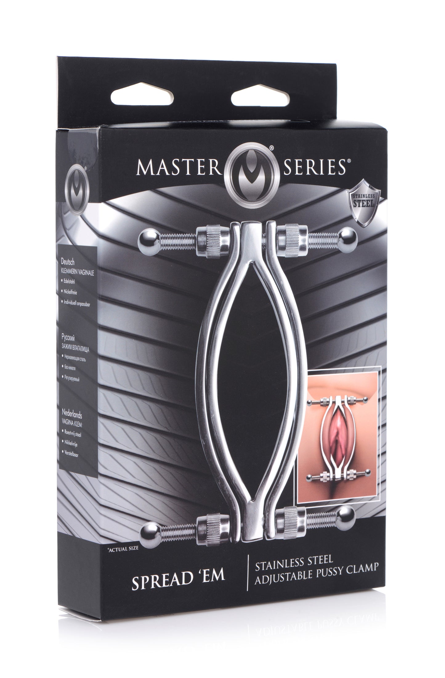 Stainless Steel Adjustable Pussy Clamp - UABDSM
