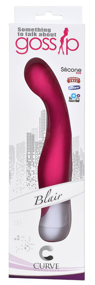 Blair 7 Speed Silicone G-Spot Vibrator- Pink - UABDSM