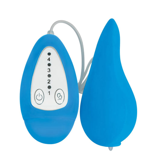 Groove Smooth Silicone Remote Vibe- Blue Groove Smooth Silicone Remote Vibe- Blue - UABDSM