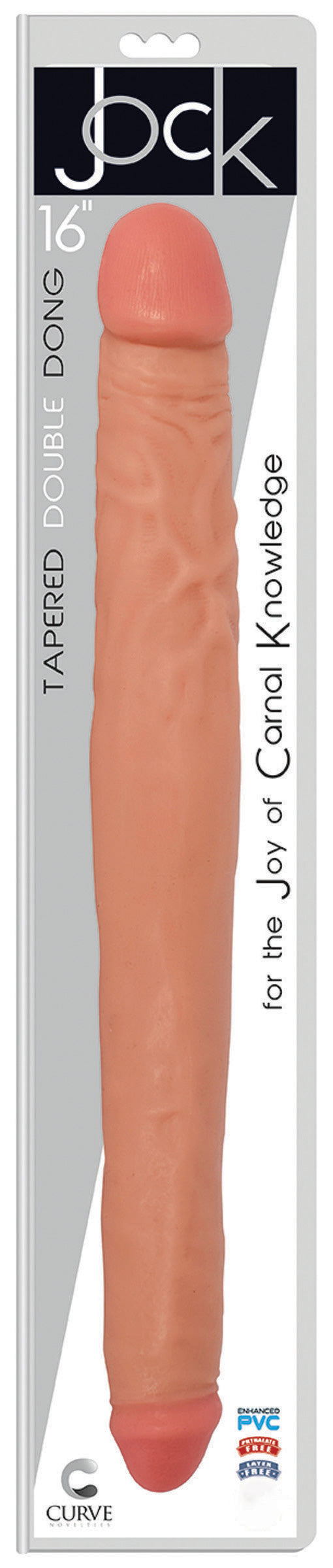 JOCK 16 Inch Tapered Double Dong Flesh - UABDSM