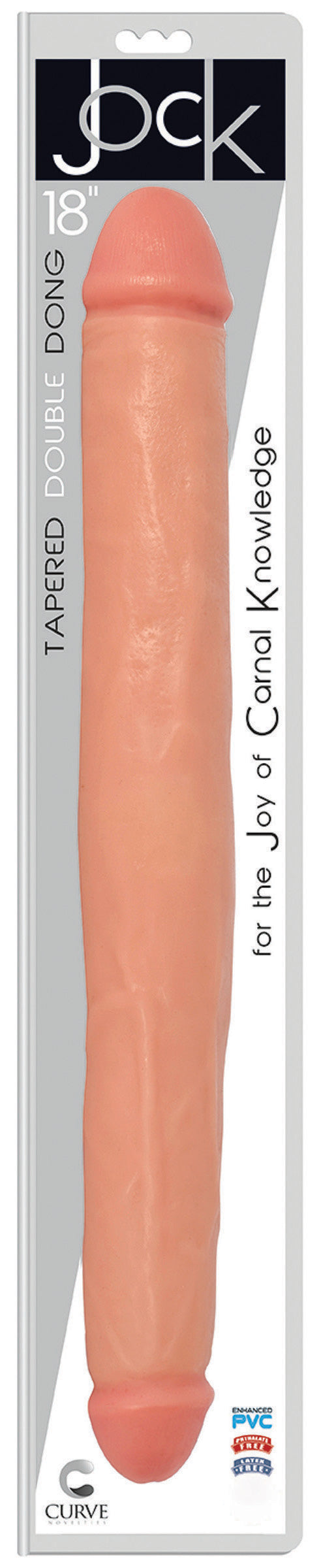 JOCK 18 Inch Tapered Double Dong Flesh - UABDSM