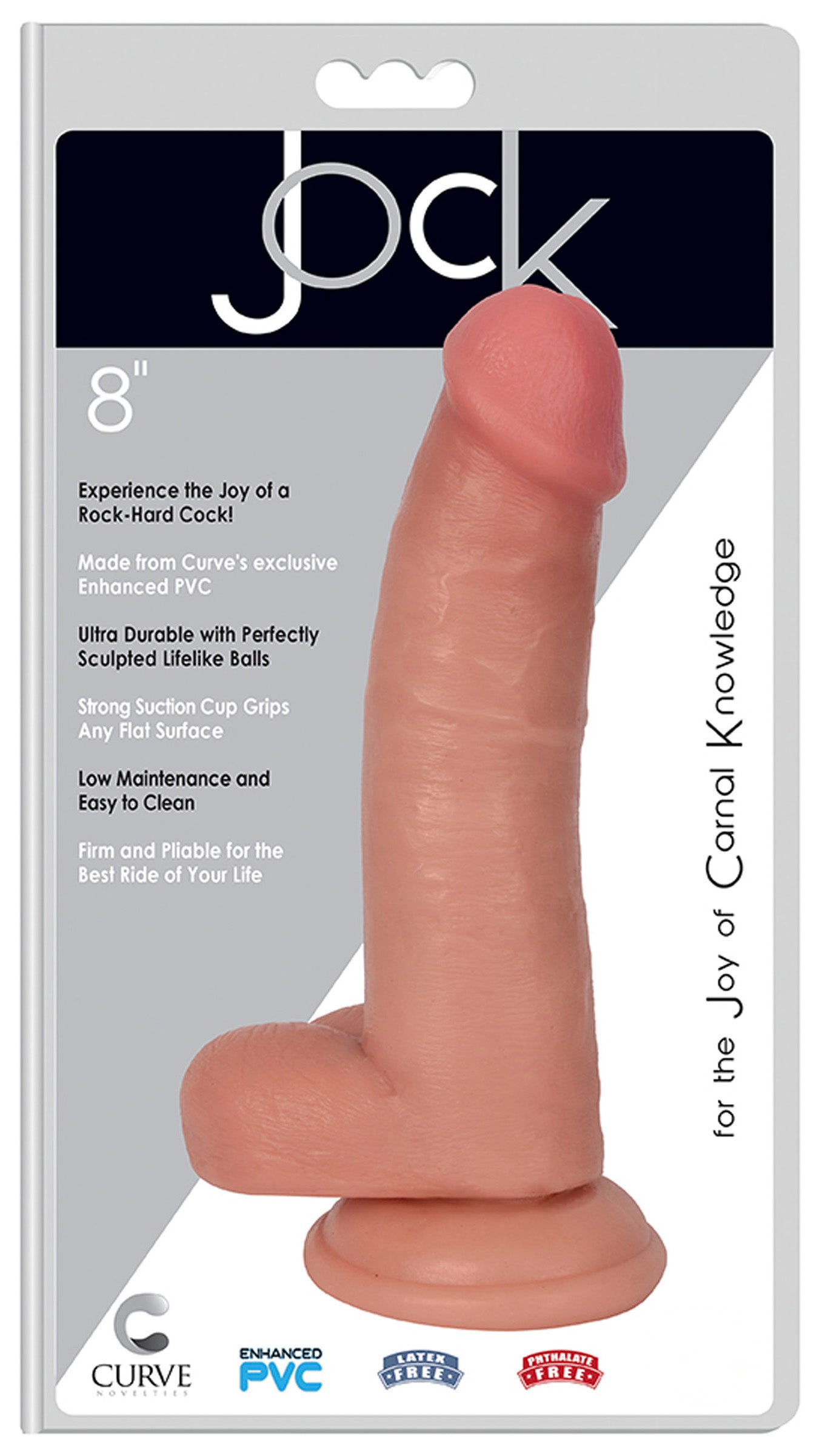 JOCK 8 Inch Dong with Balls Flesh - UABDSM