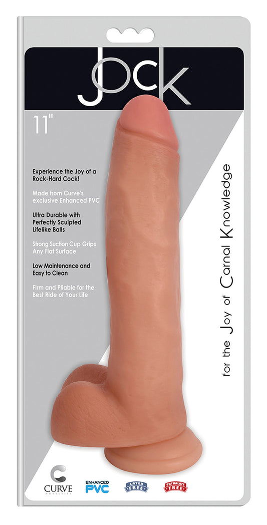 JOCK 11 Inch Dong with Balls Flesh - UABDSM