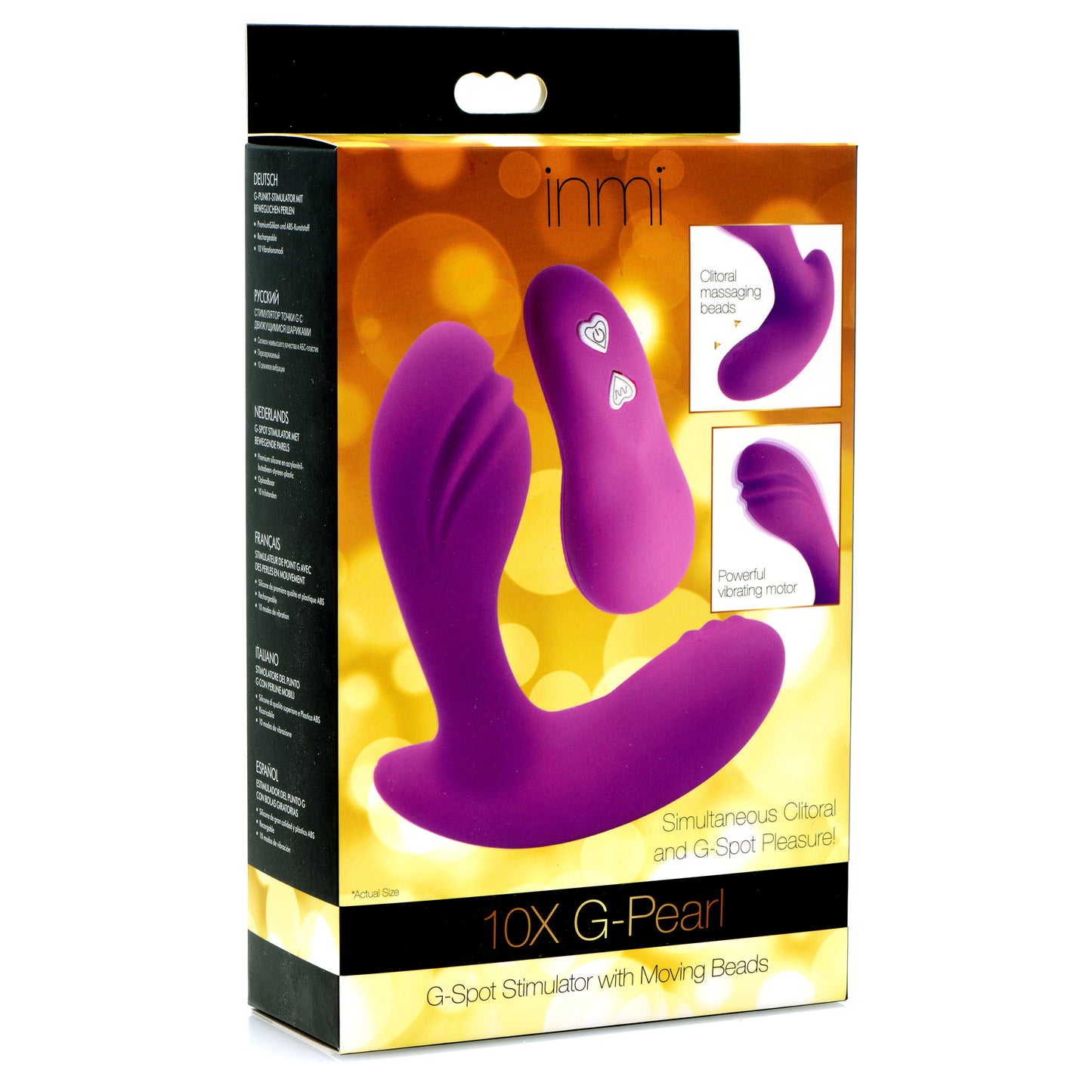10X G-Pearl G-Spot Stimulator with Moving Beads - UABDSM