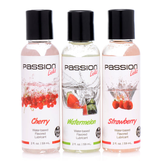 Passion Licks 3 Piece Flavored Lube Set - UABDSM